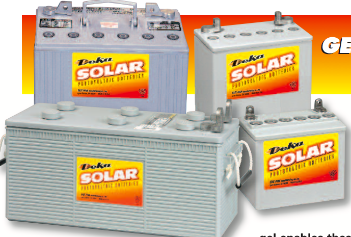 Deka Solar Gel Battery 12V 210ah – 9jasolar