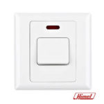 Himel 20A 1 gang Double pole Switch with neon