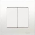 Schneider Vivace Flush Switch 10A 2gang Press Switch KB32BP