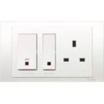 Schneider Vivace Connection and Control Units Cooker Control Unit 45A 2gangs KBT15D45N